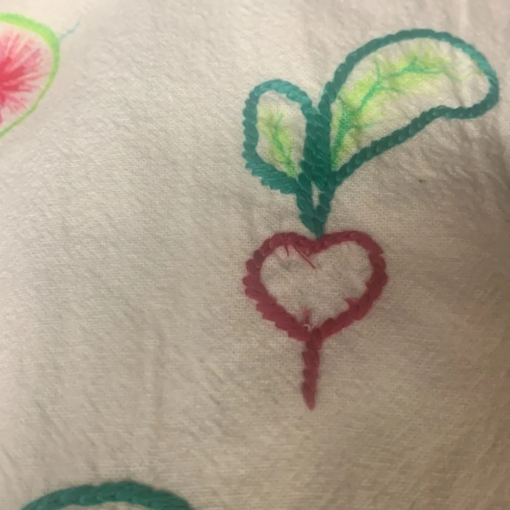 Anthropologie “ your so radish” dish towel